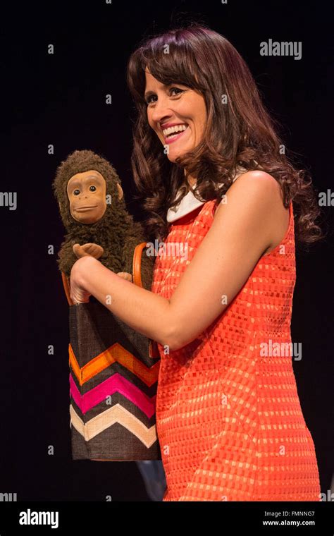 Photocall With Comedian And Ventriloquist Nina Conti For Her Show In