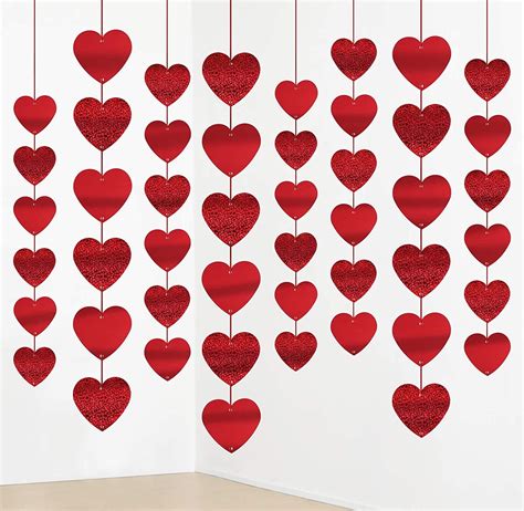 Party Décor Paper And Party Supplies Sweetheart Garland Hearts Birthday