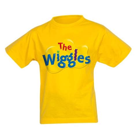 Wiggles Online Shop The Wiggles Logo Adults T Shirt Yellow