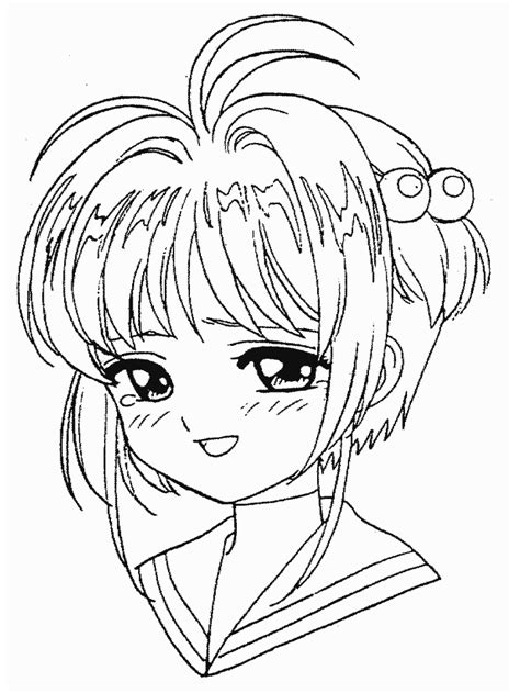 Anime Coloring Book Pages Coloring Home