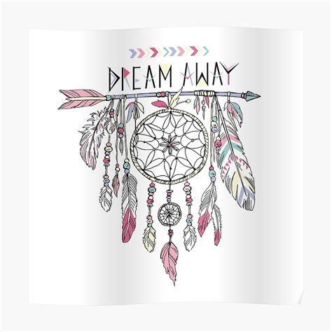 Dream Away Dream Catcher Poster By Bananabro Redbubble