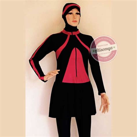 Baju Renang Muslimah Brm 006 Atisomya Hijab Pakaian Renang