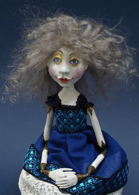 Ooak Art Doll Bluebell Art Doll Ooak Doll Polymer Doll Etsy