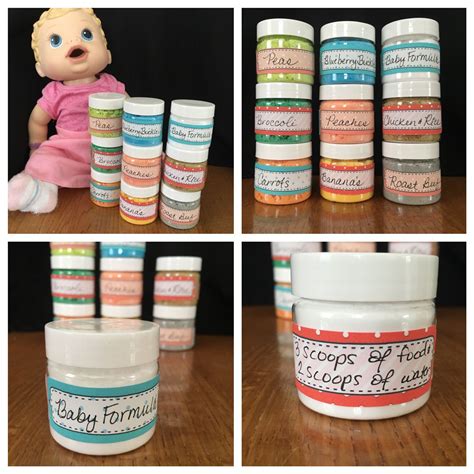 How to make freezer pops! Homemade Baby Alive baby food made with Dollar store items ...