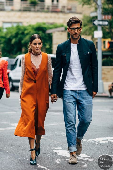 New York Ss 2019 Street Style Olivia Palermo And Johannes Huebl