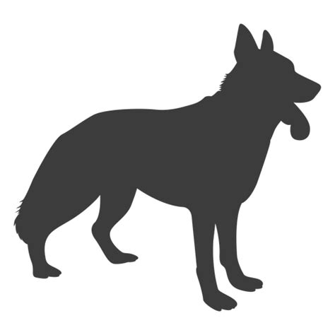 German Shepherd Side Silhouette Transparent Png And Svg Vector File