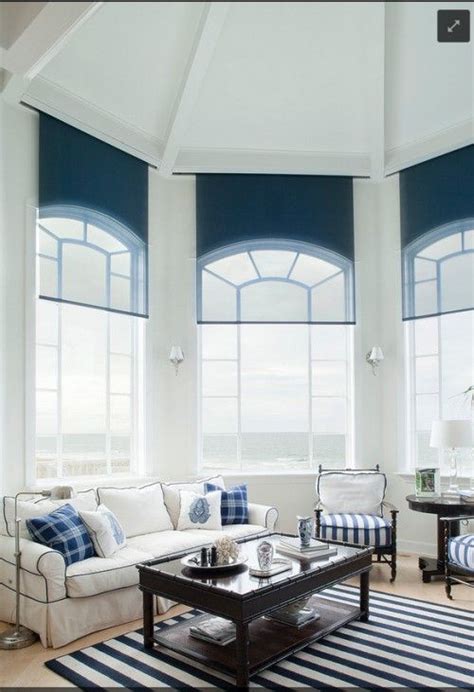 3 Creative Ways To Decorate With 2 Story Curtains • My Decorating Tips Beach House Living Room