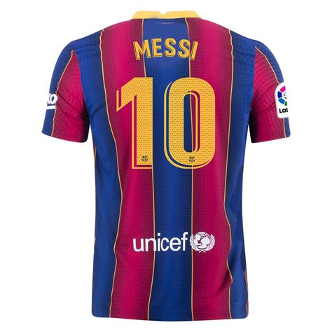 At the age of 13, lionel messi crossed the atlantic to try his luck in barcelona, and. Barcelona 20-21 Home Jersey MESSI #10 Soccer Shirt (La ...