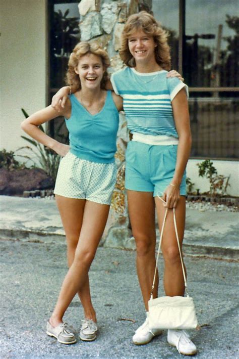 Julie And Friend 1984 Fashion Teenage 80s Fashion Trends 1980s Fashion