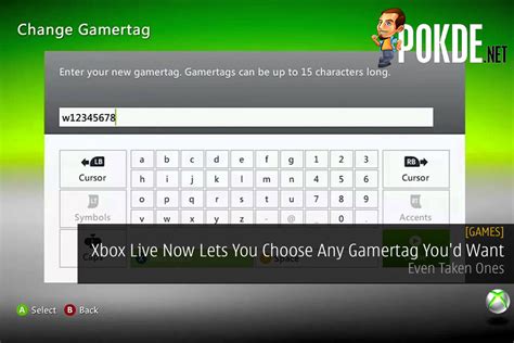 Xbox Live Now Lets You Choose Any Gamertag Youd Want — Even Taken Ones