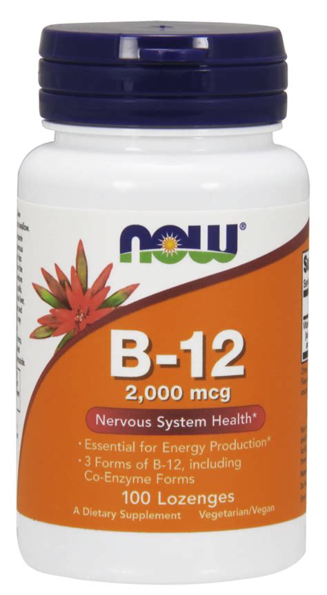 Now Foods Vitamin B12 2000 Mcg 100 Loz Цена