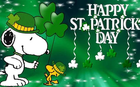 St Patricks Day Snoopy Wallpapers Wallpaper Cave