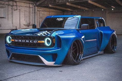 This Slammed Ford Bronco Gt Supercar Mashup Is Oddly Satisfying