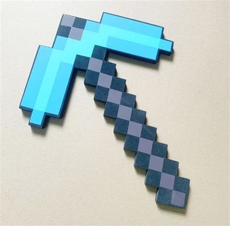 Minecraft Diamond Pickaxe Hobbies And Toys Toys And Games On Carousell