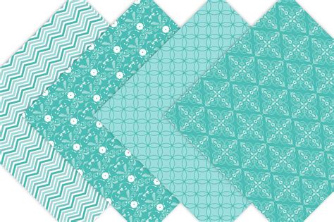 Browse floral backgrounds, flower clipart, & vintage floral illustrations licensed under. Teal Digital Paper Patterns