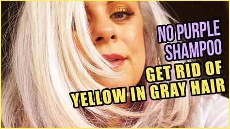 Get Rid Of Yellowing Of Gray Hair Maryam Remias Youtube