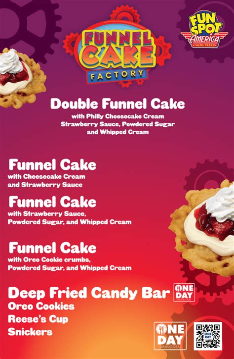Funnel Cake Factory Orlando Orlando Dining Fun Spot America