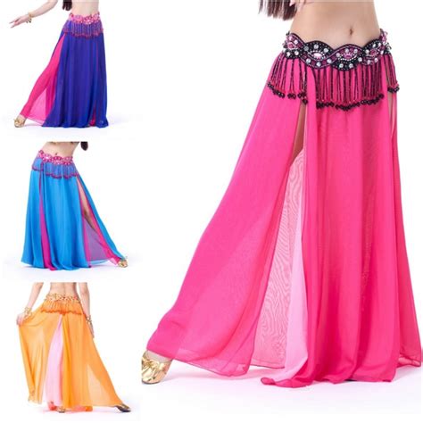 Buy Professional Belly Dance Costume 8 Colors Chiffon