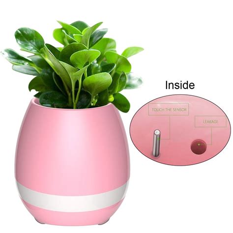 Pin On Music Plant Flowerpot Bluetooth Speaker