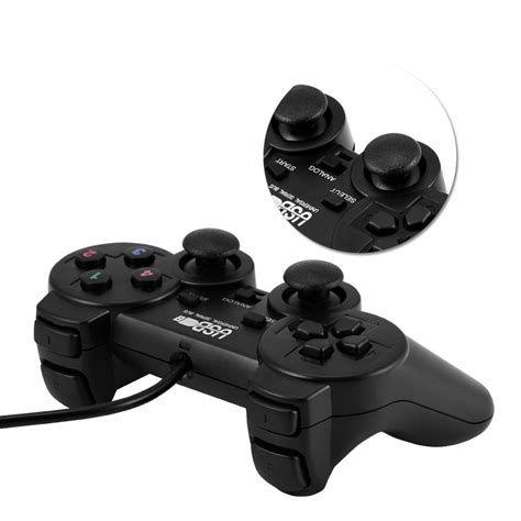 2020 Universal Usb Wired Game Controller Gamepad Double Shock Vibration