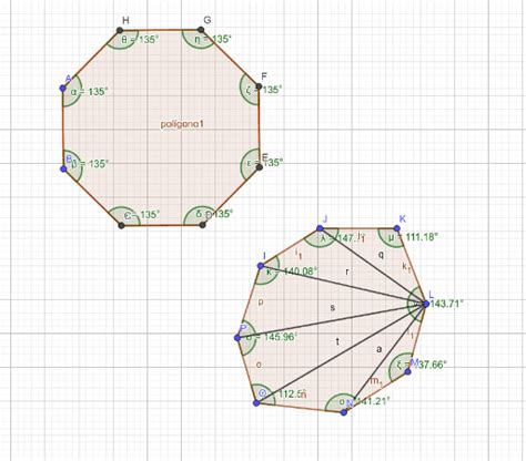 Polígono Convexo De 8 Lados Geogebra