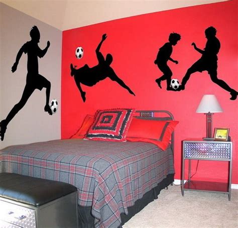 soccer bedrooms | Soccer Wall Murals for Boys Bedroom ...