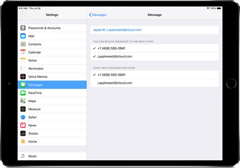 Add or remove your phone number in Messages or FaceTime ...