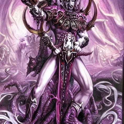 Slaanesh Also Known As The Dark Prince The Prince Of Stable Diffusion
