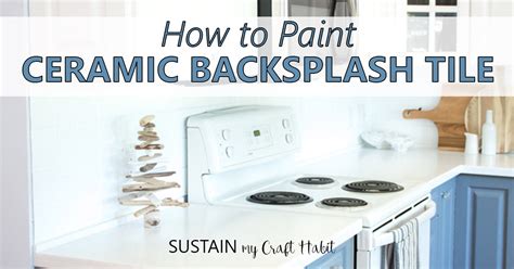 I have never tackled a porcelain painting project like this one, primarily because i was always turned off by the high price of the ceramic paints intended for this. Painting Tile Backsplash: Bye-bye Ugly Kitchen Tiles ...
