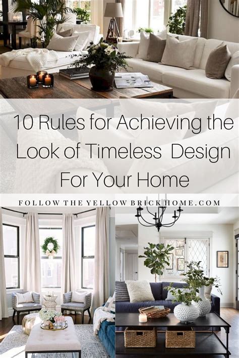 Follow The Yellow Brick Home Ten Rules For Achieving The Look Of