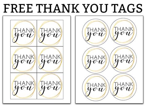 Create free thank you sticker flyers, posters, social media graphics and videos in minutes. Printable Thank You Tags