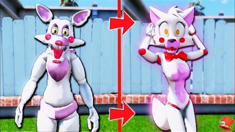 Mangle TURNS Into BEAUTIFUL MANGLE GTA 5 Mods FNAF RedHatter YouTube