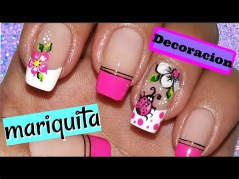 Puedes usar detalles en colores mates , la combinación rosa y gris es perfecta , con grandes lunares. Como Hacer Flores En Las Unas De Los Pies Paso A Paso ...