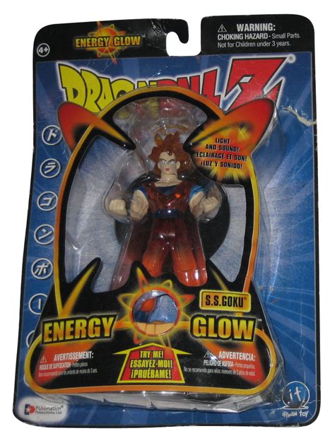 Dragon Ball Z Ss Goku Energy Glow 2002 Irwin Toy Action Figure