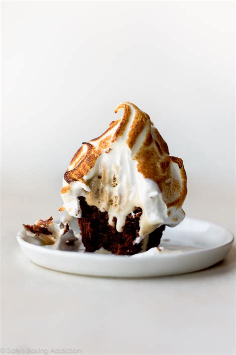 This baked alaska recipe from delish.com is sure to impress all your party guests. Brownie Baked Alaska | Sally's Baking Addiction