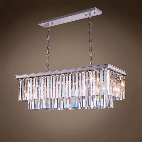 Shop the latest rectangular chandelier deals on aliexpress. Restoration Revolution Odeon 12 Light 40" Glass Fringe ...