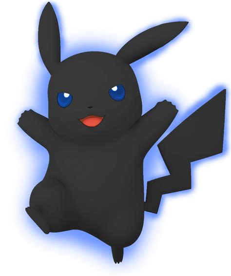 Shadow Pikachu Render By Big Z 2015 On Deviantart