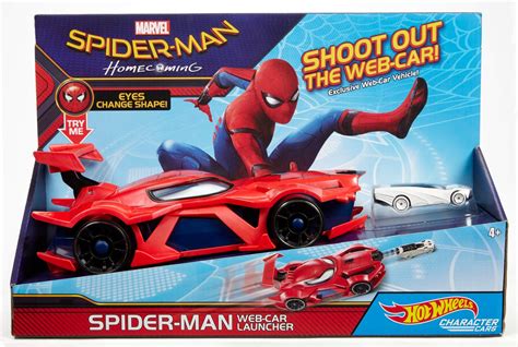 Hot Wheels Marvel Spider Man Large Scale Character Car Amazon