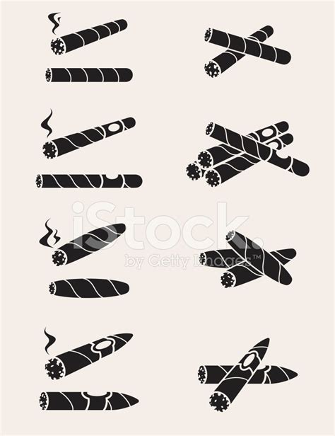 Cigars Set Vector Stock Photo Royalty Free Freeimages