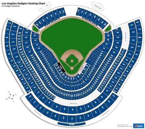Dodger Stadium Seating Map 2018 Bruin Blog