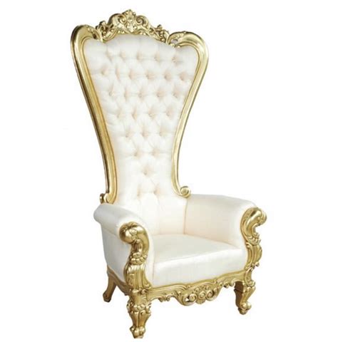 Wholesale chair covers, wedding chair covers, chair sashes for weddings, and spandex chair bands. King and Queen Luxury Throne Chairs - Divine Events & Linen