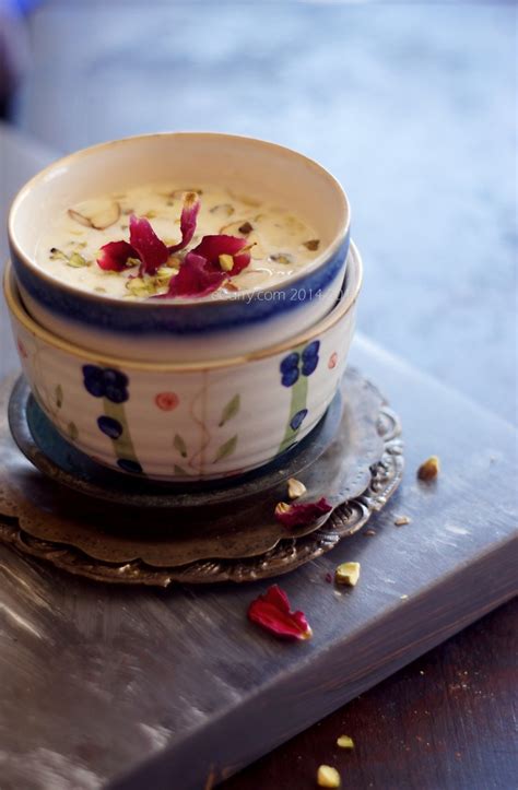 This easy baked rice pudding recipe is the perfect creamy, comforting dessert on a cool night and it takes literally minutes to prepare. Phirni: Rice Pudding with Saffron & Nuts | eCurry - The ...