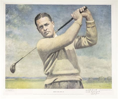 Bobby Jones Golfer Signed Photograph Print