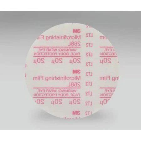 3M Hookit Microfinishing Film Type D Disc 268L 5 In X Nh 20 Micron