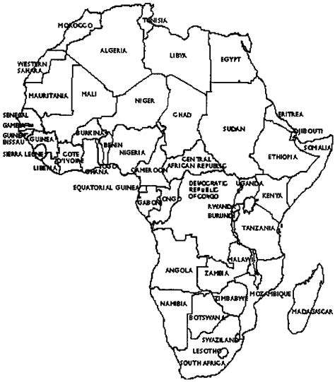 Elgritosagrado11 25 New Map Of African Countries