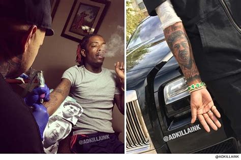 rich homie quan gets pablo escobar tattoo xxl