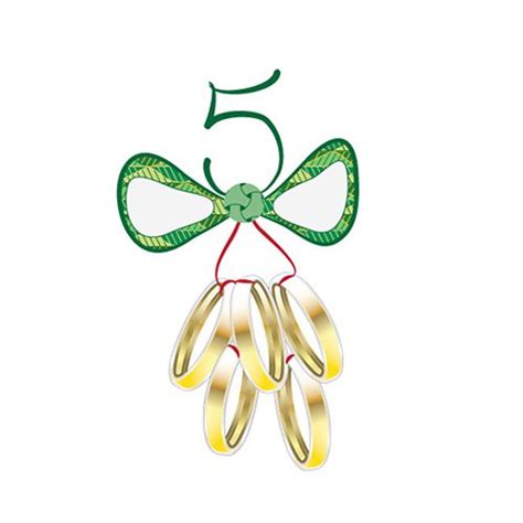 12 Days Of Christmas Gold Rings 5th Grade Winter Wonderland Pinterest