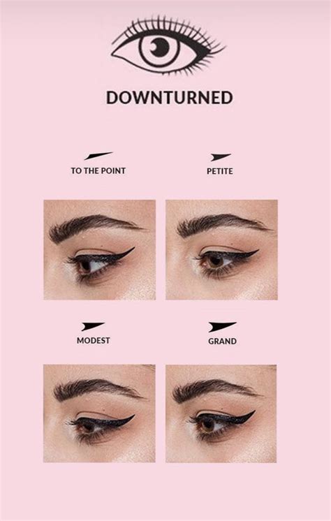 Winged Eyeliner For Downturned Eyes Using The Quick Flick Winged Eyeliner Stamp Makeup For