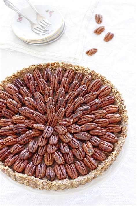 No Bake Vegan Pecan Pie With Date Syrup Lil Cookie