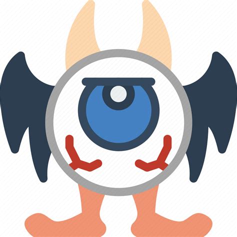 Creepy Eye Monster Scary Spooky Icon Download On Iconfinder